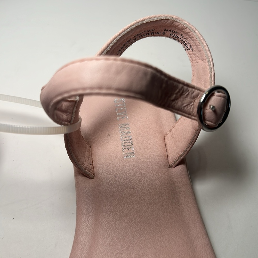 Steve Madden JKarina Braided Strappy Pink Sandal Size 2 - Picture 5 of 8